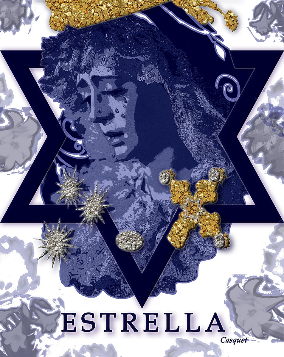 Lámina Virgen de la Estrella de Sevilla – Arte Digital 30x45 cm - Imagen 4