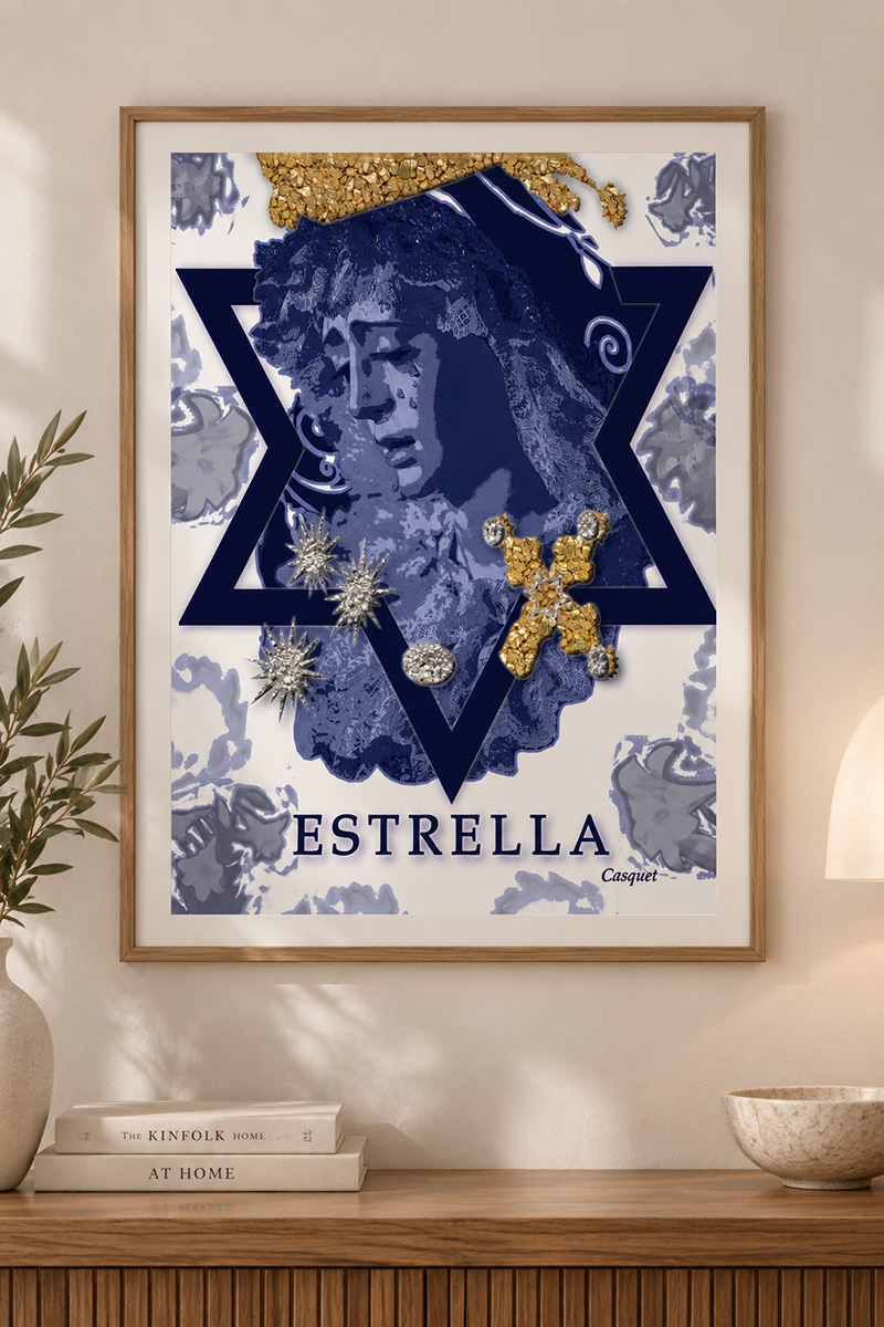 Lámina Virgen de la Estrella de Sevilla – Arte Digital 30x45 cm - Imagen 2
