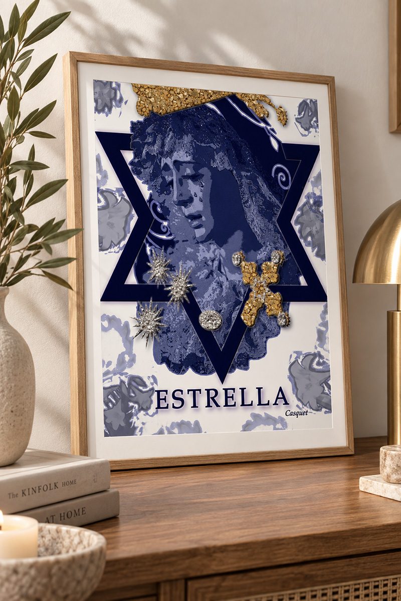Lámina Virgen de la Estrella de Sevilla – Arte Digital 30x45 cm - Imagen 3