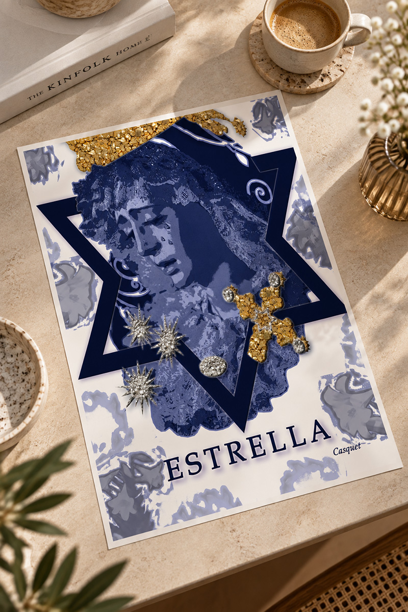 Lámina Virgen de la Estrella de Sevilla – Arte Digital 30x45 cm
